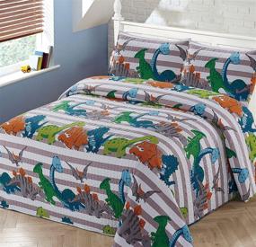 img 1 attached to 🦖 Dinosaur Pillowcases for Kids - Enhance Your Home Style at Better Home Store
