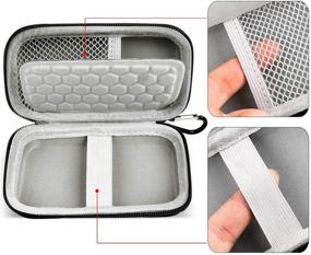 img 1 attached to Hard Case for SanDisk Extreme PRO and Crucial X8 Portable SSD - Travel Holder for USB Cables (Box Only)