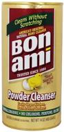 🚿 bon ami all natural powder cleanser kitchen & bath: trusted 14 oz. cleaning solution logo