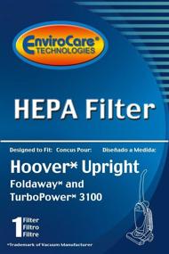 img 2 attached to EnviroCare Replacement HEPA Vacuum Cleaner Filters for Hoover Fold Away Turbo Power 3100 & Widepath Cleaners - 1 Filter Included