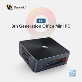 img 2 attached to 💻 Beelink Versatile Mini PC 8th Generation Intel i5-8279U, 4 Cores (Up to 4.1GHz), 16GB RAM, 512GB NVMe SSD, Windows 10 Pro Small Form Factor Desktop Computer with 4K Dual HDMI, WiFi, Quiet Operation, Win11 Compatible