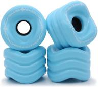 🦈 revolutionary shark wheel skating wheels for longboarding - sidewinder 70mm 78a - high-performance shark longboarding wheels logo