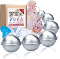 swisselite bath bomb mold set - create your own fizzles with 60 pcs diy mould, spoons, wrap bags, gift bags, and rubber band set logo