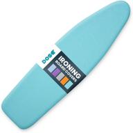 🔥 dose turquoise ironing board cover and pad: heat reflective, thick padding, long lasting, resist scorching and staining logo