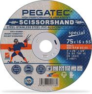 🛠️ pegatec cut off wheels: 3 inch cutting discs (25 packs) for angle grinders - ultra thin blades in storage box logo