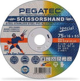 img 4 attached to 🛠️ PEGATEC Cut Off Wheels: 3 inch Cutting Discs (25 Packs) for Angle Grinders - Ultra Thin Blades in Storage Box