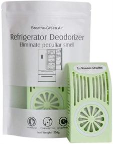 img 4 attached to CANAGER Refrigerator Deodorizer, Freezer Odor Eliminator - Effective & Eco-Friendly (Green, 1 Pack)