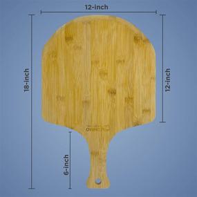 img 3 attached to 18-Inch Bamboo Pizza Peel – Versatile Wooden Paddle for Loading Breads and Pastries 🍕 in Oven – Doubles as Cutting & Serving Board – Essential Kitchen Gadget: Conrad Shopping