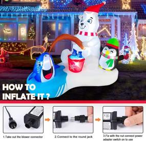 img 2 attached to BLOWOUT FUN Inflatable Decoration Decorations Seasonal Decor