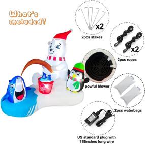 img 1 attached to BLOWOUT FUN Inflatable Decoration Decorations Seasonal Decor