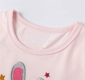 img 2 attached to 🦕 Ncycullo Toddler Cartoon Dresses: Adorable Dinosaur Girls' Clothing for your Little Ones!