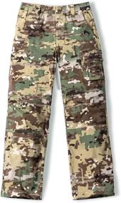 img 4 attached to 👖 CQR Kids Youth Hiking Cargo Pants - Durable Outdoor Camping Pants with UPF 50+ Sun Protection and Quick-Dry Technology