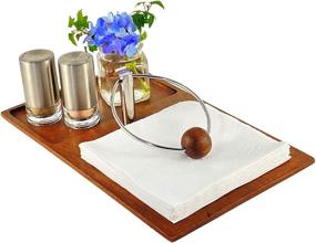 img 4 attached to Table Bloom Napkin Holder Weighted: A Functional and Stylish Solution for Securing Napkins