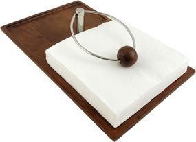 img 2 attached to Table Bloom Napkin Holder Weighted: A Functional and Stylish Solution for Securing Napkins