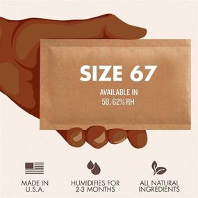 img 3 attached to 📦 Boveda 62% Humidor Packets - 2-Way Humidity Control Packs - Size 67 (1 Count) - Cigar Humidor Accessories - Humidity Packs - Relative Humidity Packs - Humidor Packet - Boveda Humidity Controller Packs