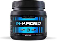 🍒 intra workout bcaa powder – kaged muscle in-kaged: boost performance & endurance for weights & cardio – amino energy drink – cherry lemonade flavor logo