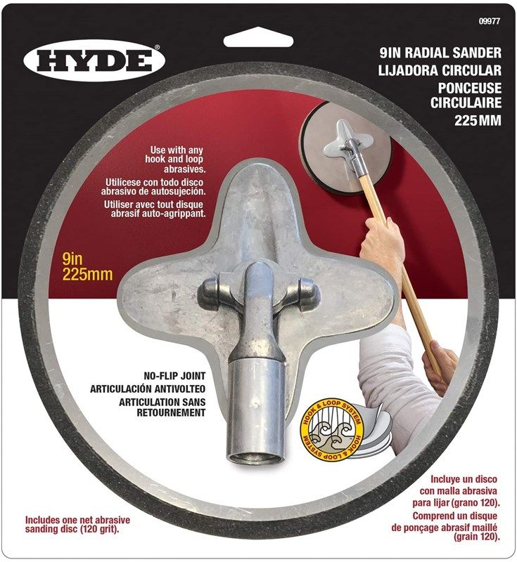 hyde 09977 radial sander 로고