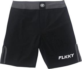 img 4 attached to FLKKY Shorts Grappling Training Workout