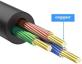 img 1 attached to 🔌 VCE адаптер с 1/4" на 1/8", аудио разъем 3.5 мм мужской к 6.35 мм женский с золотым покрытием для усилителей, гитар, домашних кинотеатров, ноутбуков, наушников - 8 дюймов