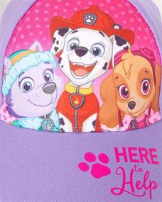 img 3 attached to Nickelodeon Girls Paw Patrol 2 Pack Cotton Baseball Cap (Toddler/Little Girls) - Enhanced SEO