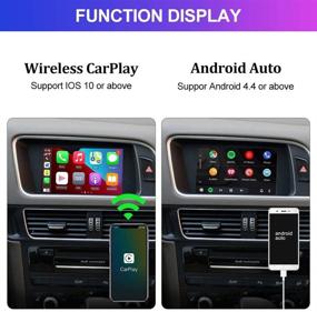 img 3 attached to 🚗 Беспроводной модуль приемника Carlinkit для Carplay и Android Auto для Audi S4 S5 A4 A5 Q5 2010-2017: набор для установки Carplay с декодером MirrorLink, Air-Play, Siri, оригинальным управлением, поддержкой HDMI USB-камеры