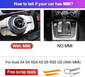 img 2 attached to 🚗 Беспроводной модуль приемника Carlinkit для Carplay и Android Auto для Audi S4 S5 A4 A5 Q5 2010-2017: набор для установки Carplay с декодером MirrorLink, Air-Play, Siri, оригинальным управлением, поддержкой HDMI USB-камеры