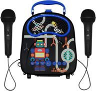 microphones bluetooth portable children birthday logo