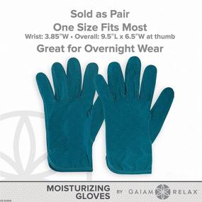 img 1 attached to 🧤 Optimized Gaiam Moisturizing Gloves for Relaxation