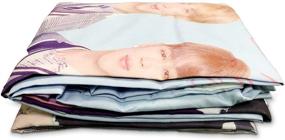 img 2 attached to Dolphin Kpop Sheet Bedding Set | Jimin, Suga, Jungkook, V, Rap, J-Hope | 100% Cotton 3-Piece Quilt Cover & Pillowcase