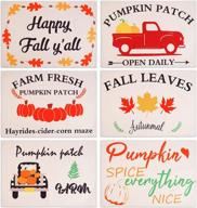 🍂 farmhouse thanksgiving placemats: enhancing your table with searching roads logo