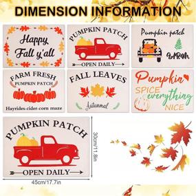 img 3 attached to 🍂 Farmhouse Thanksgiving Placemats: Enhancing Your Table with Searching Roads