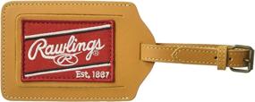 img 2 attached to 🧳 Rawlings Heart Hide Luggage Tag: Durable and Stylish Travel Essential