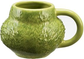 img 1 attached to 🎅 The Delightful Dr. Seuss Grinch Sculpted Ceramic Mug: A Cheerful Companion for Holida﻿y Sips!