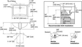 img 3 attached to 🚽 Biscuit KOHLER K-2214-96 Ladena Undercounter Bathroom Sink: Enhancing Your Bathroom Space