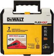 💪 ultimate performance with dewalt dwafv07set flexvolt carbide drilling logo