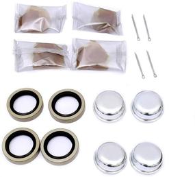 img 3 attached to 🔧 High-Quality FKG Trailer Bearing Kit: Fits 1-3/8 Inch to 1-1/16 Inch Tapered Spindles (Set of 4)