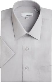 img 1 attached to 👔 Men's Solid Modena Short Sleeve Dress - Clothing