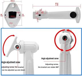 img 2 attached to USIDAER Universal Security Mounting Aluminum Security & Surveillance