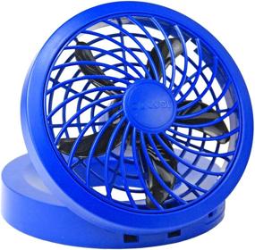 img 1 attached to 🌀 Stay Cool Anywhere: O2COOL 5" Portable USB or Electric Fan