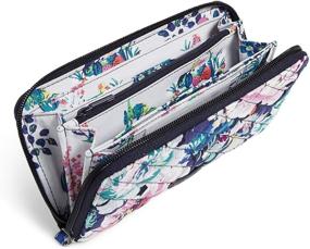 img 1 attached to 👜 Vera Bradley Cotton Accordion Wristlet – Enhanced with RFID Protection