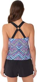 img 2 attached to Caribbean Joe Swimwear Positivity Multicolored Women's Clothing