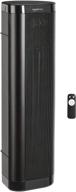 🔥 amazon basics 22" 1500w portable ceramic tower space heater with remote: reliable heating for any space logo