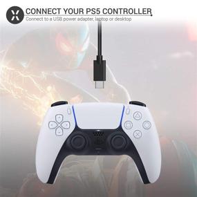 img 3 attached to 🎮 Olixar 3м USB к USB-C Зарядный кабель для контроллера PS5 DualSense - дополнительно длинный кабель для контроллеров Sony Playstation 5