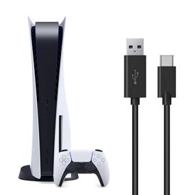 img 4 attached to 🎮 Olixar 3м USB к USB-C Зарядный кабель для контроллера PS5 DualSense - дополнительно длинный кабель для контроллеров Sony Playstation 5