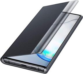 img 1 attached to Sleek Black Samsung Galaxy Note10 S-View Flip Cover - US Version with Warranty