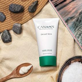 img 2 attached to 💦 CANAAN Minerals &amp; Herbs Dry Hand Repair Cream - Dead Sea Hand Cream, Intense Hydration For Dry Hands And Cracked Skin, 4.25 fl. oz / 125ml