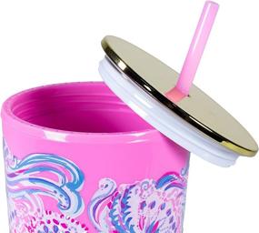 img 2 attached to 🌼 Lilly Pulitzer Insulated Reusable Flexible: The Perfect Eco-Friendly Solution for Keeping Your Beverages Cool