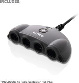 img 3 attached to 🎮 Enhance Your Nintendo Switch Gaming Experience with the Nyko Retro Controller Hub Plus - 4 Port Gamecube Adapter with Turbo and Home Button (87274)