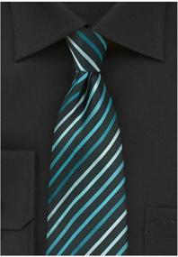 img 2 attached to Bows N Ties Necktie Stripe Multi Color Microfiber