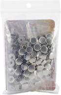 🔩 high-quality tandy leather rapid rivets - medium nickel plated (100/pack) - model 1273-12 logo